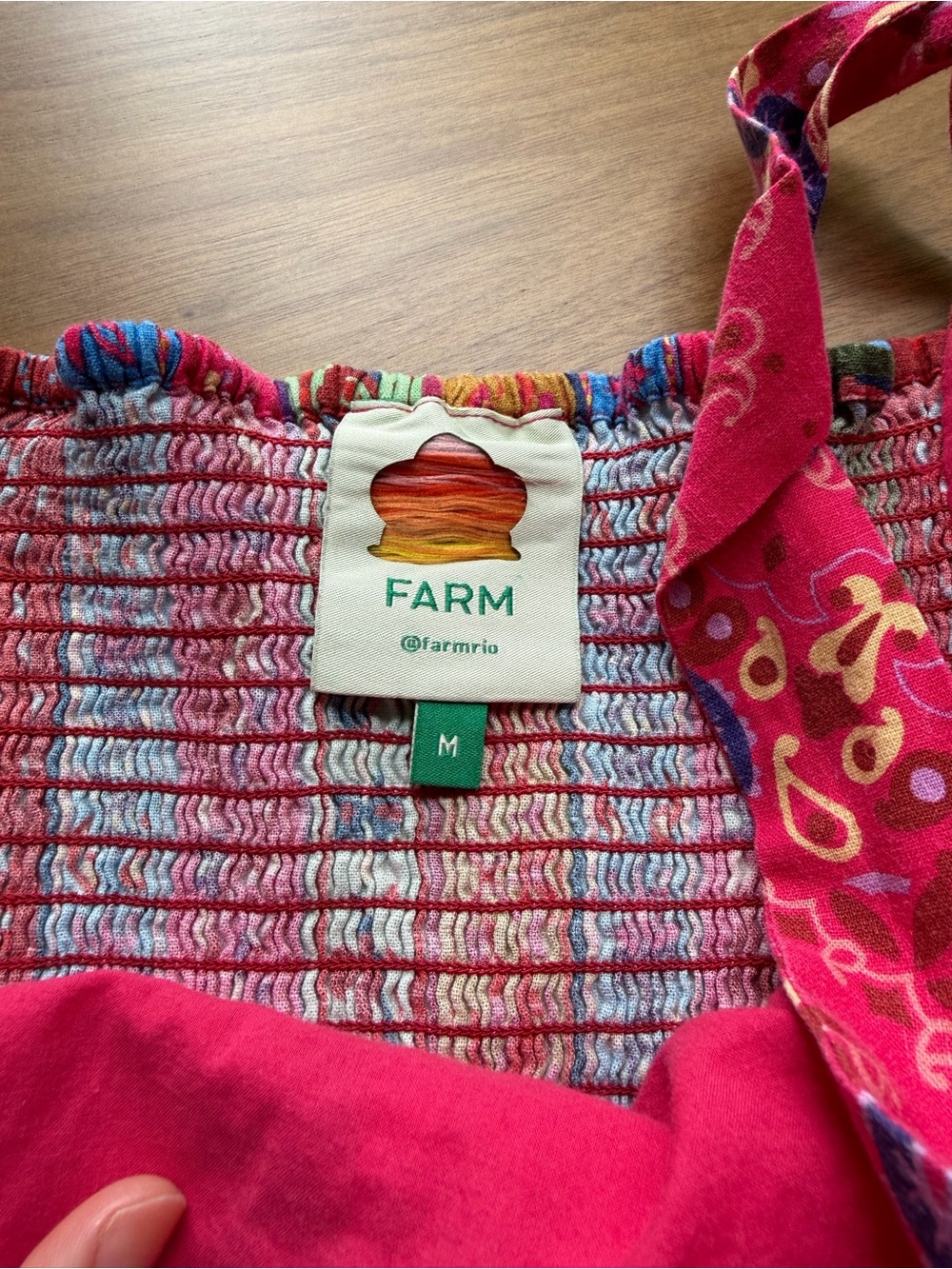 FARM Rio Pink Multi Paisley Mini Dress - Picture 2 of 6